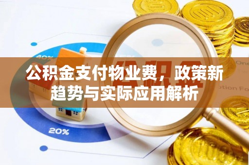 乐业公积金支付物业费，政策新趋势与实际应用解析