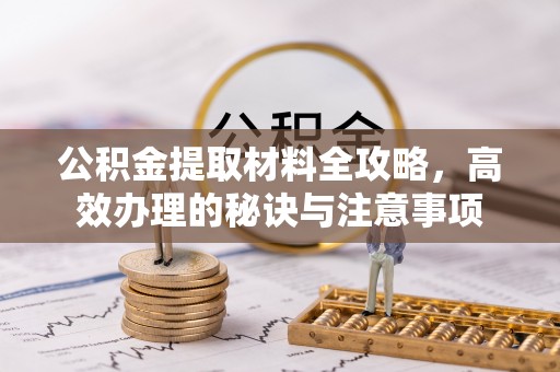 乐业公积金提取材料全攻略，高效办理的秘诀与注意事项