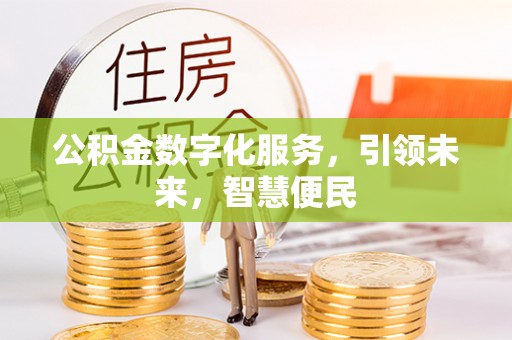 乐业公积金数字化服务，引领未来，智慧便民