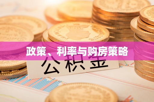 乐业政策、利率与购房策略