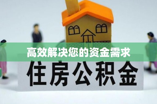 乐业高效解决您的资金需求