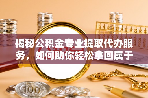 乐业揭秘公积金专业提取代办服务，如何助你轻松拿回属于你的资金