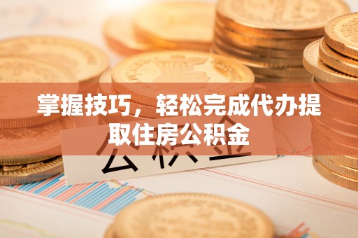 乐业掌握技巧，轻松完成代办提取住房公积金