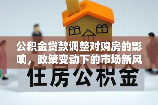 乐业公积金贷款调整对购房的影响，政策变动下的市场新风向
