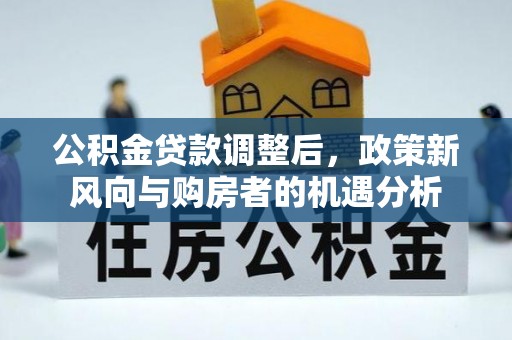 乐业公积金贷款调整后，政策新风向与购房者的机遇分析