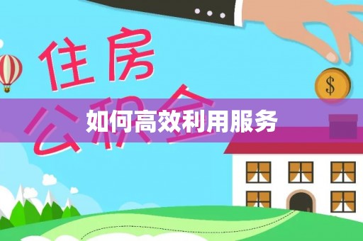 乐业如何高效利用服务