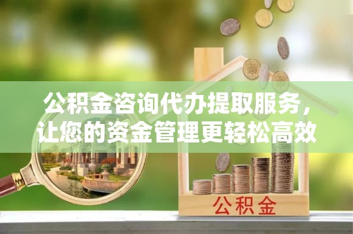 乐业公积金咨询代办提取服务，让您的资金管理更轻松高效