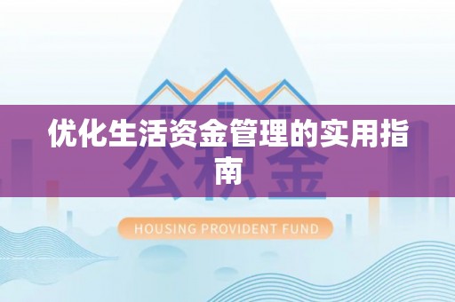 乐业优化生活资金管理的实用指南