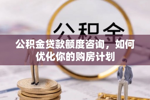 乐业公积金贷款额度咨询，如何优化你的购房计划