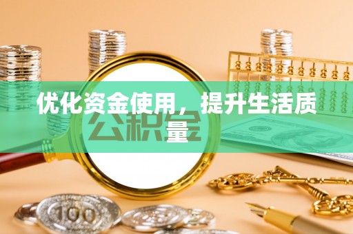 乐业优化资金使用，提升生活质量