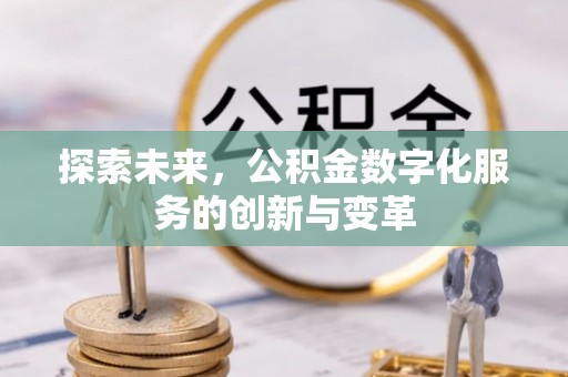 乐业探索未来，公积金数字化服务的创新与变革