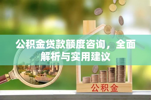 乐业公积金贷款额度咨询，全面解析与实用建议