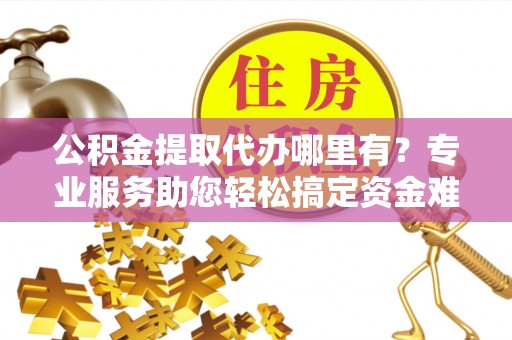乐业公积金提取代办哪里有？专业服务助您轻松搞定资金难题