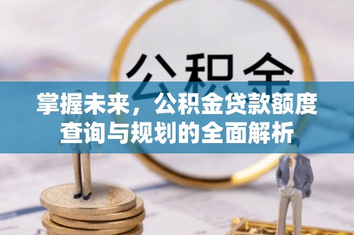 乐业掌握未来，公积金贷款额度查询与规划的全面解析