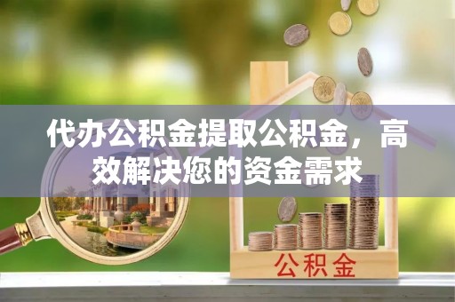 乐业代办公积金提取公积金，高效解决您的资金需求