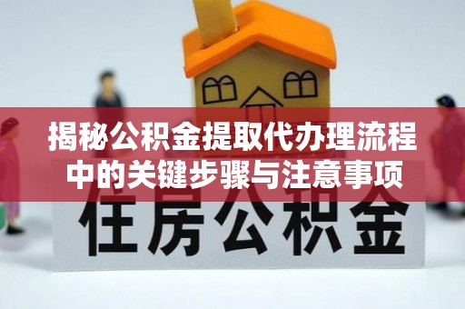 乐业揭秘公积金提取代办理流程中的关键步骤与注意事项