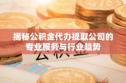 乐业揭秘公积金代办提取公司的专业服务与行业趋势
