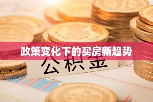 乐业政策变化下的买房新趋势