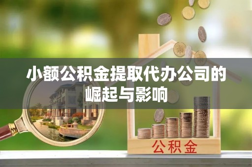 乐业小额公积金提取代办公司的崛起与影响