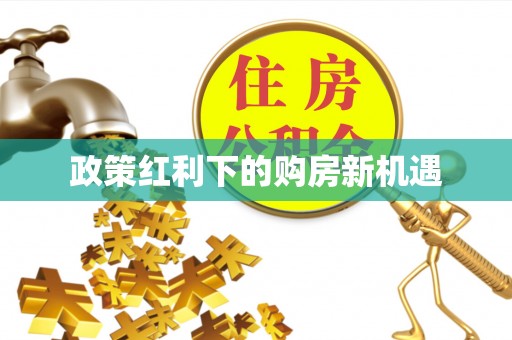 乐业政策红利下的购房新机遇
